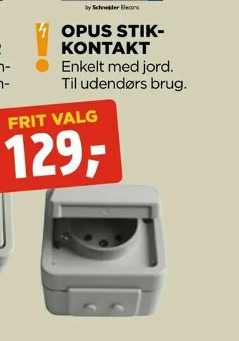 jem & fix Opus stikkontakt tilbud