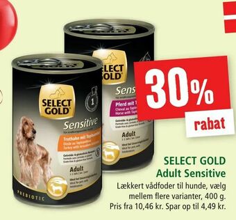 Maxi Zoo SELECT GOLD Adult Sensitive tilbud