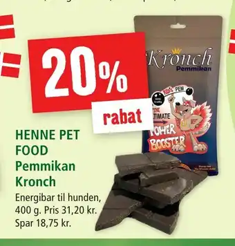 Maxi Zoo HENNE PET FOOD Pemmikan Kronch tilbud