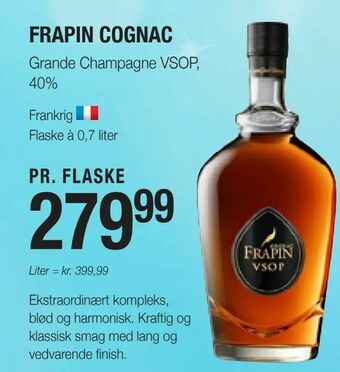 Otto Duborg Frapin cognac tilbud