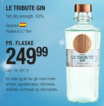 Otto Duborg Le tribute gin tilbud