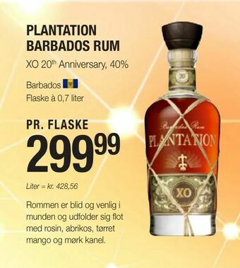 Otto Duborg Plantation barbados rum tilbud