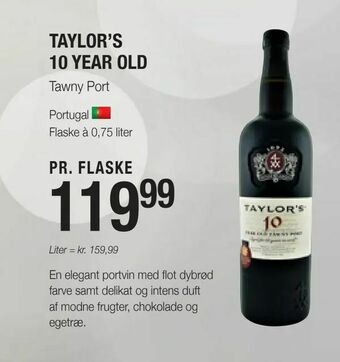 Poetzsch Padborg Taylor's 10 year old tilbud