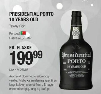 Poetzsch Padborg Presidential porto 10 years old tilbud