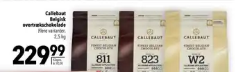 Citti Callebaut Belgisk overtrækschokolade tilbud
