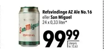 Citti Refsvindinge AZ Ale No.16 eller San Miguel tilbud