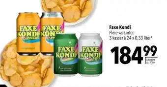 Citti Faxe Kondi tilbud