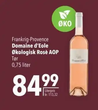 Citti Domaine d'Eole Økologisk Rosè AOP tilbud