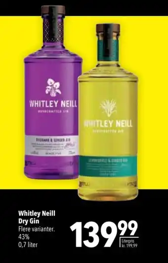 Citti Whitley Neill Dry Gin tilbud