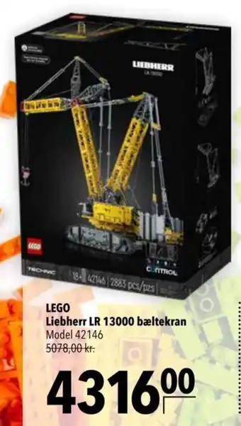 Citti LEGO Liebherr LR 13000 bæltekran tilbud