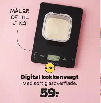 Digital køkkenvægt