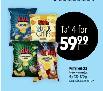 Citti Kims Snacks tilbud