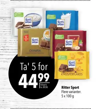 Citti Ritter Sport tilbud