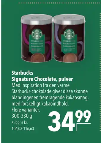 Citti Starbucks Signature Chocolate, pulver tilbud