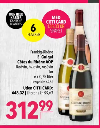 Citti E. Guigal Côtes du Rhône AOP tilbud