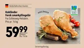 Citti Kokländer Fersk smørkyllingelår tilbud