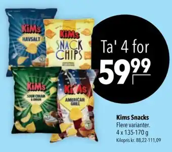 Citti Kims Snacks tilbud