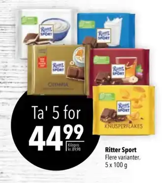 Citti Ritter Sport tilbud