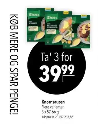 Citti Knorr saucen tilbud