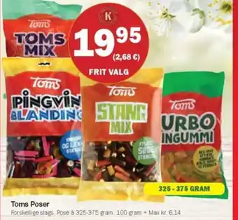 Købmandsgården Toms Poser tilbud