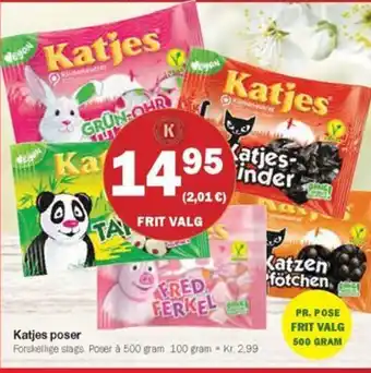 Købmandsgården Katjes poser tilbud