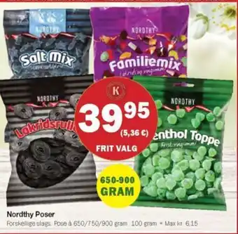 Købmandsgården Nordthy Poser tilbud