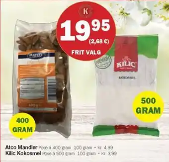 Købmandsgården Atco Mandler tilbud
