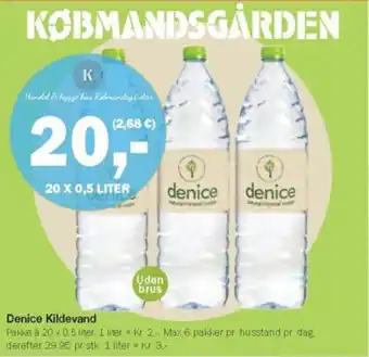 Købmandsgården Denice Kildevand tilbud