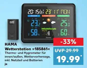 Kaufland HAMA Wetterstation >>185861<< tilbud