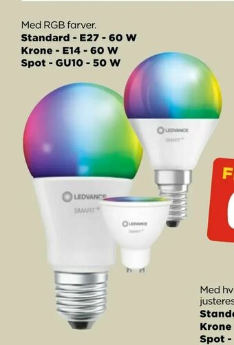 jem & fix Led-pære smart+ wifi tilbud