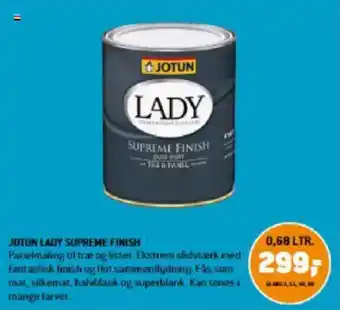XL-BYG JOTUN LADY SUPREME FINISH tilbud