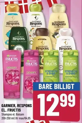 Løvbjerg Garnier, Respons El. Fructis 200-250 ml tilbud