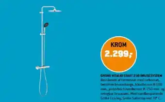 XL-BYG GROHE VITALIO START 250 BRUSESYSTEM tilbud