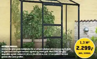 XL-BYG OUTRIUM DRIVHUS tilbud