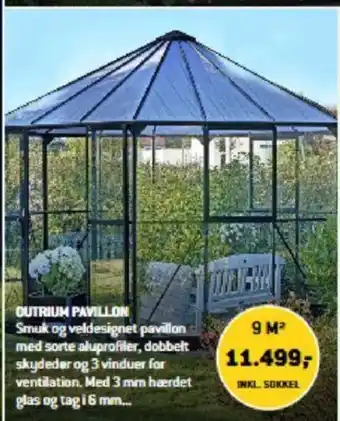 XL-BYG OUTRIUM PAVILLON tilbud