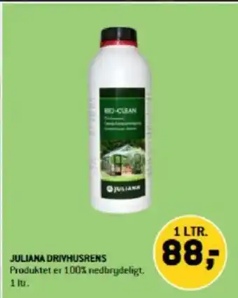 XL-BYG JULIANA DRIVHUSRENS tilbud