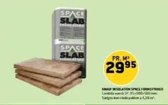 XL-BYG KNAUF INSULATION SPACE FORMSTYKKER tilbud