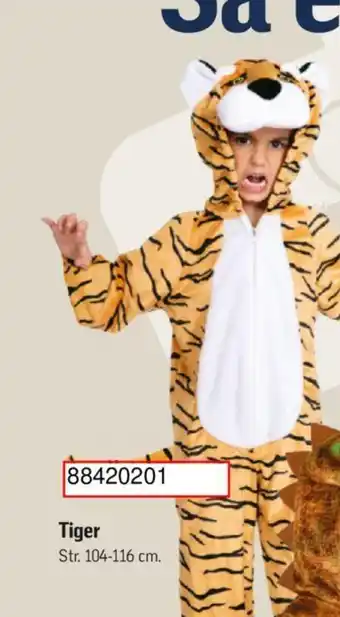 Tiger Str. 104-116 cm.