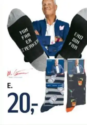 Føtex Mads Christensen strømper tilbud