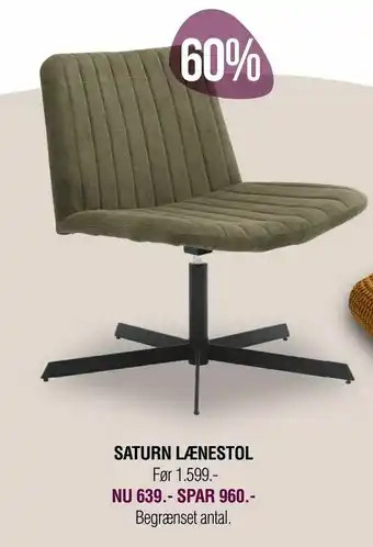 Ilva Saturn lænestol tilbud