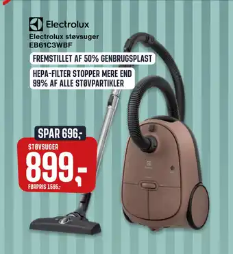 Skousen Electrolux støvsuger EB61C3WBF tilbud