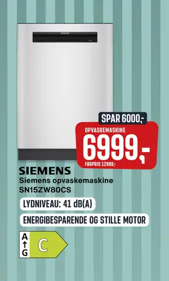 Skousen Siemens opvaskemaskine tilbud