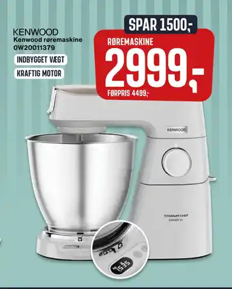 Skousen Kenwood røremaskine 0W20011379 tilbud