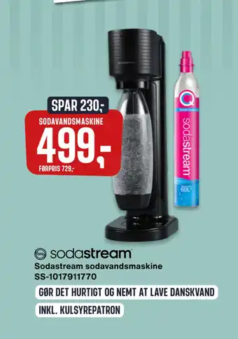 Skousen Sodastream sodavandsmaskine SS-1017911770 tilbud