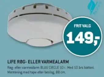 XL-BYG LIFE ROG- ELLER VARMEALARM tilbud