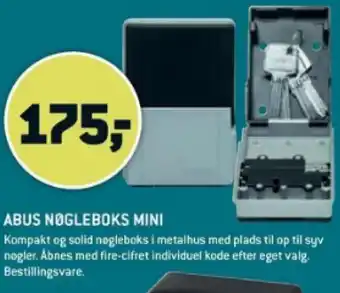XL-BYG ABUS NØGLEBOKS MINI tilbud