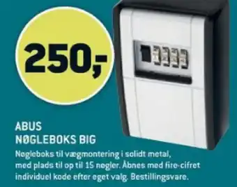 XL-BYG ABUS NØGLEBOKS BIG tilbud