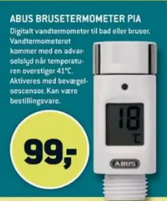 XL-BYG ABUS BRUSETERMOMETER PIA tilbud