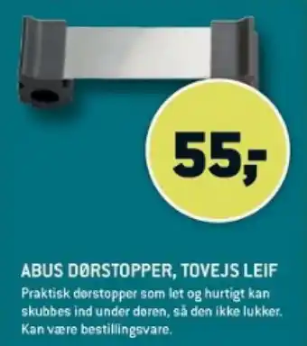 XL-BYG ABUS DORSTOPPER, TOVEJS LEIF tilbud