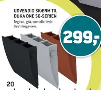 XL-BYG UDVENDIG SKÆRM TIL DUKA ONE S6-SERIEN tilbud